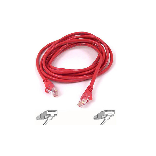 Belkin 15ft Cat6 Snagless Patch Cable Red (A3L980-15-RED-S)