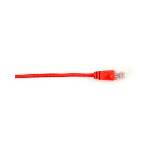 Black Box Cat6 250-mhz Molded Snagless Stranded Ethernet Patch Cable-unshielded(utp),cm Pvc(rj45 M/m), Red, 5-ft.(1.5-m), 10-pack (CAT6PC-005-RD-10PAK)