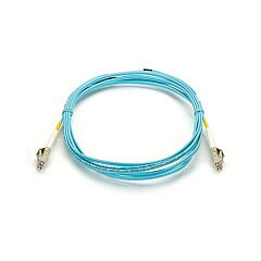 Black Box Om3 50/125 Multimode Fiber Optic Patch Cable - Ofnr Pvc, Lc To Lc, Aqua, 2-m (6.5-ft.) (EFNT010-002M-LCLC) Black Box Om3 50/125 Multimode Fiber Optic Patch Cable - Ofnr Pvc, Lc To Lc, Aqua, 2-m (6.5-ft.) (EFNT010-002M-LCLC)