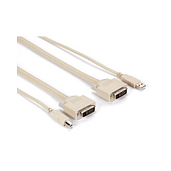Black Box Kvm Cpu Cable - Dvi-d - Usb, 6-ft. (1.8-m) (EHN900025U-0006)