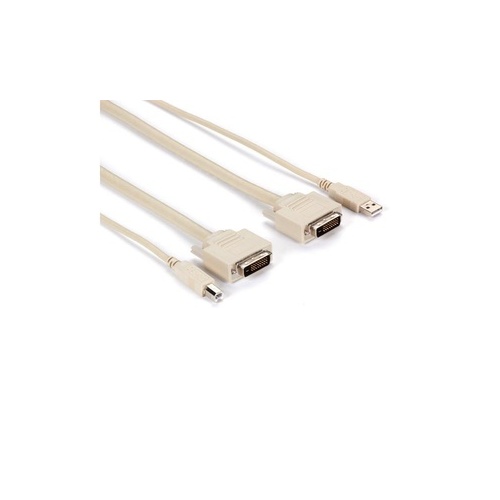 Black Box Kvm Cpu Cable - Dvi-d, Usb, 15-ft. (4.6-m) (EHN900025U-0015)