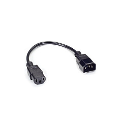 Black Box Power Cord - Iec-60320-c13 To Iec-60320-c14, 1-ft. (0.3-m) (EPXR26)