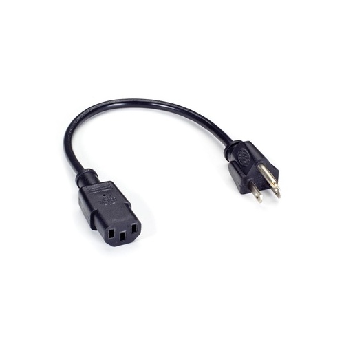 Black Box North American Power Cord - Nema 5-15p To Iec-60320-c13, 1-ft. (0.3-m) (EPXR29)
