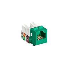Black Box Cat6 Keystone Jack - Unshielded, 110 Punchdown Type, Taa, Green, 25-pack, Gsa, Taa (FMT634R325PAK) Black Box Cat6 Keystone Jack - Unshielded, 110 Punchdown Type, Taa, Green, 25-pack, Gsa, Taa (FMT634R325PAK)