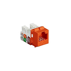 Black Box Cat6 Keystone Jack - Unshielded, 110 Punchdown Type, Taa, Orange, 25-pack, Gsa, Taa (FMT636-R3-25PAK) Black Box Cat6 Keystone Jack - Unshielded, 110 Punchdown Type, Taa, Orange, 25-pack, Gsa, Taa (FMT636-R3-25PAK)