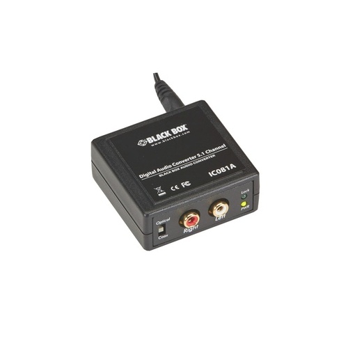 Black Box Digital Audio Converter - 5.1 Channel, Gsa, Taa (IC081A)