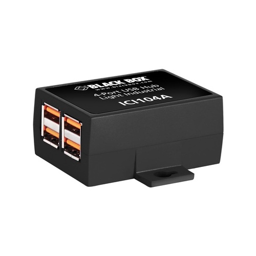 Black Box Industrial Usb 2.0 Hub - 4-port, Gsa, Taa (ICI104A)