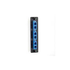 Black Box Low-density Single-mode Fiber Adapter Panel - Ceramic Sleeve, (3) Sc Duplex, Blue, Gsa, Taa (JPM451C) Black Box Low-density Single-mode Fiber Adapter Panel - Ceramic Sleeve, (3) Sc Duplex, Blue, Gsa, Taa (JPM451C)