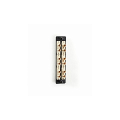 Black Box High-density Multimode Fiber Adapter Panel - Ceramic Sleeve, (6) St Duplex, Beige, Gsa, Taa (JPM460B) Black Box High-density Multimode Fiber Adapter Panel - Ceramic Sleeve, (6) St Duplex, Beige, Gsa, Taa (JPM460B)