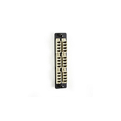Black Box High-density Multimode Fiber Adapter Panel - Ceramic Sleeve, (12) Lc Duplex, Beige, Gsa, Taa (JPM467B-R2) Black Box High-density Multimode Fiber Adapter Panel - Ceramic Sleeve, (12) Lc Duplex, Beige, Gsa, Taa (JPM467B-R2)