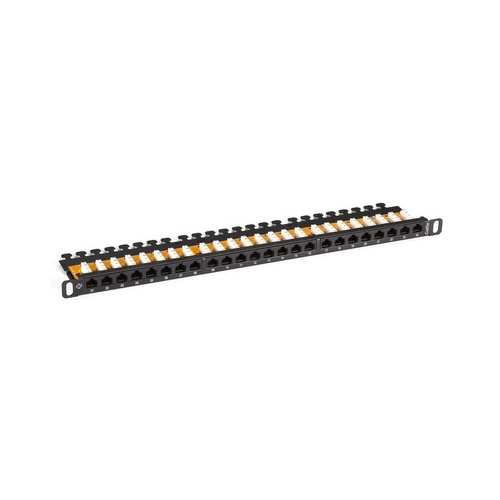 Black Box Cat5e Patch Panel - 1/2u, Unshielded, 24-port, Gsa, Taa (JPM5E24A-HU)