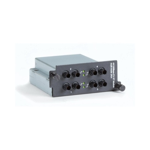 Black Box Fast Ethernet (100-mbps) Extreme Temperature Switch Module - (4) 100-mbps Multimode Fiber, 850nm, 2km, St, Gsa, Taa (LE2711C)