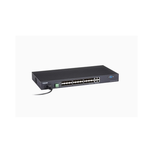 Black Box Gigabit Ethernet (1000-mbps) Managed Switch - (20) Sfp, (4) 100/1000-mbps Dual-media Sfp, Gsa, Taa (LGB5124A-R2)