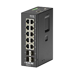 Black Box Gigabit Ethernet Extreme Temperature Managed Switch(10)10/100/1000-mbps Copper Rj45,(4)100/1000-mbps Sfp,gsa,taa (LIG1014A) Black Box Gigabit Ethernet Extreme Temperature Managed Switch(10)10/100/1000-mbps Copper Rj45,(4)100/1000-mbps Sfp,gsa,taa (LIG1014A)