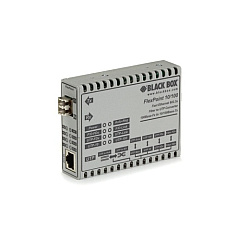 Black Box Fast Ethernet (100-mbps) Media Converter - 10/100-mbps Copper To 100-mbps Multimode Fiber, 1300nm, 2km, Lc, Gsa, Taa (LMC100A-LC-R2) Black Box Fast Ethernet (100-mbps) Media Converter - 10/100-mbps Copper To 100-mbps Multimode Fiber, 1300nm, 2km, Lc, Gsa, Taa (LMC100A-LC-R2)