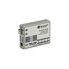 Black Box Fast Ethernet (100-mbps) Media Converter - 10/100-mbps Copper To 100-mbps Singlemode Fiber, 1310nm, 28km, Lc, Gsa, Taa (LMC100A-SMLC-R2) Black Box Fast Ethernet (100-mbps) Media Converter - 10/100-mbps Copper To 100-mbps Singlemode Fiber, 1310nm, 28km, Lc, Gsa, Taa (LMC100A-SMLC-R2)
