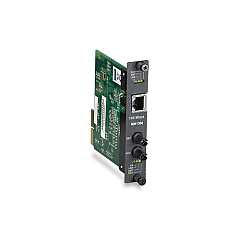 Black Box Fast Ethernet Managed Media Converter - 100-mbps Copper To 100-mbps Multimode Fiber, 1300nm, 2km, St, Gsa, Taa (LMC5022C-R3)