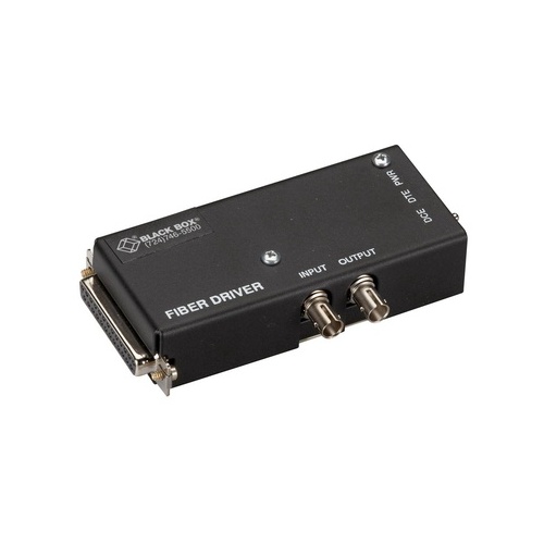 Black Box Async Rs232 Extender Over Fiber - Db25 Female, St Multimode, Gsa, Taa (MD940A-F)