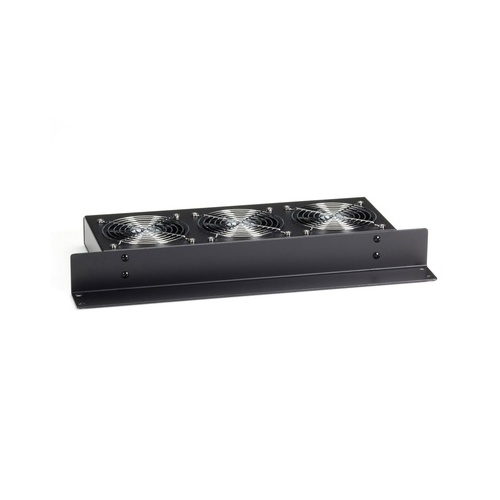 Black Box Vertical Mount Rackmount Fan Tray - 1u, 19", (3) Fans, Gsa, Taa (RM077-R2)