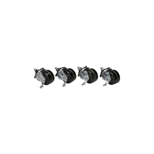Black Box Caster Set For 4-post Fixed Depth Racks , Gsa, Taa (RM7006-R2)
