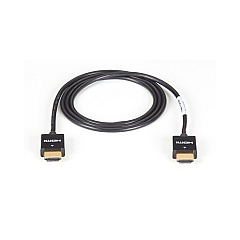 Black Box Slim-line High-speed Cable With Ethernet - 2-m (6.5-ft.) (VCS-HDMI-002M) Black Box Slim-line High-speed Cable With Ethernet - 2-m (6.5-ft.) (VCS-HDMI-002M)