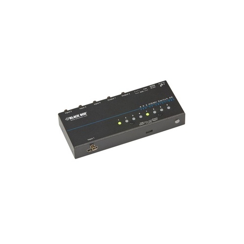 Black Box 4k Hdmi Matrix Switch - 4x2, Gsa, Taa (VSW-HDMI4X2-4K)