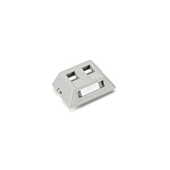 Black Box Modular Furniture Wallplate - 2-port, Gray, Gsa, Taa (WPT461-MF) Black Box Modular Furniture Wallplate - 2-port, Gray, Gsa, Taa (WPT461-MF)