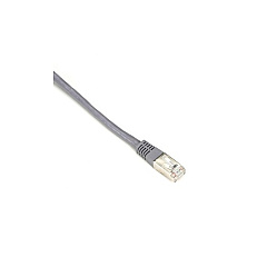 Black Box Cat5e 100-mhz Molded Slimline Stranded Ethernet Patch Cable - Shielded (f/utp), Cm Pvc (rj45 M/m), Gray, 3-ft. (0.9-m) (EVNSL0172GY-0003)