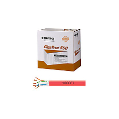 Black Box Cat6 550-mhz Solid Ethernet Bulk Cable - Unshielded (utp), Cmr Pvc, Red, 1000-ft. (304.8-m) Pull-box, Gsa, Taa (EYN868A-PB-1000) Black Box Cat6 550-mhz Solid Ethernet Bulk Cable - Unshielded (utp), Cmr Pvc, Red, 1000-ft. (304.8-m) Pull-box, Gsa, Taa (EYN868A-PB-1000)