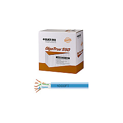 Black Box Cat6 550-mhz Solid Ethernet Bulk Cable - Unshielded (utp), Cmr Pvc, Blue, 1000-ft. (304.8-m) Pull-box, Gsa, Taa (EYN870A-PB-1000) Black Box Cat6 550-mhz Solid Ethernet Bulk Cable - Unshielded (utp), Cmr Pvc, Blue, 1000-ft. (304.8-m) Pull-box, Gsa, Taa (EYN870A-PB-1000)