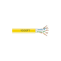 Black Box Cat6 550-mhz Solid Ethernet Bulk Cable - Unshielded (utp), Cmr Pvc, Yellow, 1000-ft. (304.8-m) Pull-box, Gsa, Taa (EYN872A-PB-1000) Black Box Cat6 550-mhz Solid Ethernet Bulk Cable - Unshielded (utp), Cmr Pvc, Yellow, 1000-ft. (304.8-m) Pull-box, Gsa, Taa (EYN872A-PB-1000)