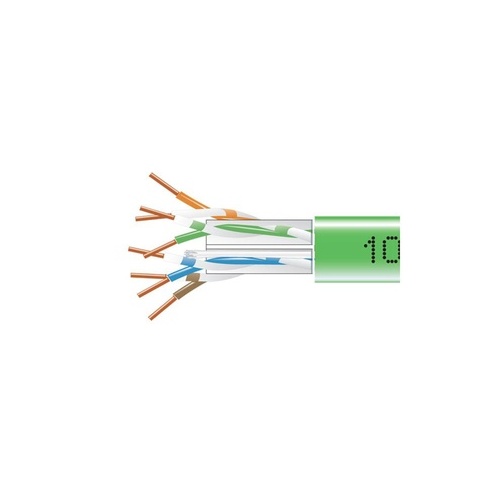 Black Box Cat6 550-mhz Solid Ethernet Bulk Cable - Unshielded (utp), Cmp Plenum, Green, 1000-ft. (304.8-m) Pull-box, Gsa, Taa (EYN879B-PB-1000)