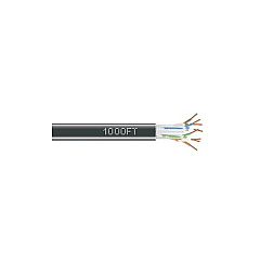Black Box Cat6 550-mhz Solid Ethernet Bulk Cable - Unshielded (utp), Cmr Pvc, Black, 1000-ft. (304.8-m) Pull-box, Gsa, Taa (EYN880A-PB-1000) Black Box Cat6 550-mhz Solid Ethernet Bulk Cable - Unshielded (utp), Cmr Pvc, Black, 1000-ft. (304.8-m) Pull-box, Gsa, Taa (EYN880A-PB-1000)