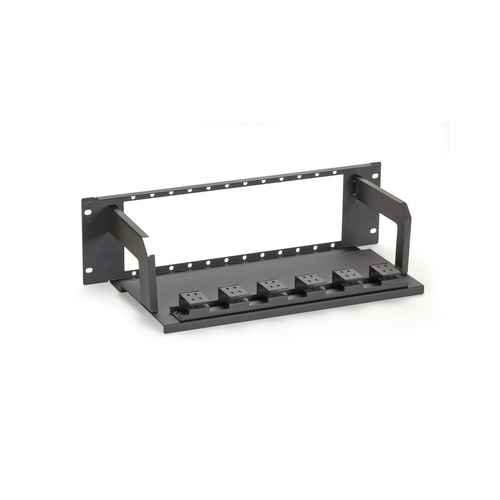 Black Box Universal Fiber Optic Blank Panel - 12-slot, 3u, Gsa, Taa (FOPP50-12V-3U)