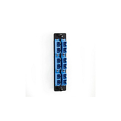 Black Box High-density Single-mode Fiber Adapter Panel - Ceramic Sleeve, (6) Sc Duplex, Blue, Gsa, Taa (JPM461C) Black Box High-density Single-mode Fiber Adapter Panel - Ceramic Sleeve, (6) Sc Duplex, Blue, Gsa, Taa (JPM461C)