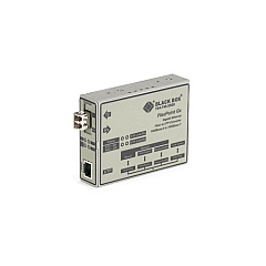 Black Box Gigabit Ethernet Media Converter - 1000-mbps Copper To 1000-mbps Multimode Fiber, 850nm, 0.3km, Lc, Gsa, Taa (LMC1012A) Black Box Gigabit Ethernet Media Converter - 1000-mbps Copper To 1000-mbps Multimode Fiber, 850nm, 0.3km, Lc, Gsa, Taa (LMC1012A)