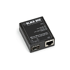 Black Box Fast Ethernet (100-mbps) Media Converter - 10/100/1000-mbps Copper To 100-mbps Fiber Sfp, Gsa, Taa (LMC400A) Black Box Fast Ethernet (100-mbps) Media Converter - 10/100/1000-mbps Copper To 100-mbps Fiber Sfp, Gsa, Taa (LMC400A)