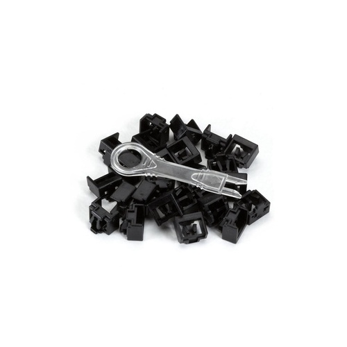 Black Box Secure Rj45 Port Lock - Black, 25-pack , Gsa, Taa (PL-AB-BK-25PAK)