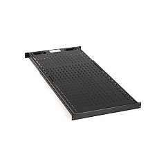Black Box Telescoping It Rackmount Vented Shelf - 1u, 19", 45.3d, 4-point Mounting, 150-lb. Capacity, Gsa, Taa (RM049R2)