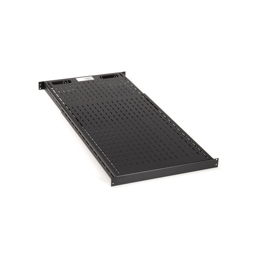 Black Box Telescoping It Rackmount Vented Shelf - 1u, 19", 45.3d, 4-point Mounting, 150-lb. Capacity, Gsa, Taa (RM049R2)