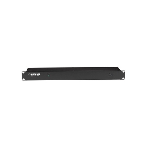Black Box Horizontal Ac Power Strip - 20-amp, 8-outlet, 15-ft. (4.6-m) Nema L5-20p Molded Plug, Gsa, Taa (SP473A-R2)