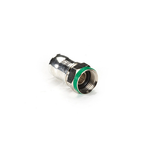 Black Box Coax Connector - Rg6, Compression, Quad Shielded, F-type, Pvc, Gsa, Taa, Non-returnable/non-cancelable (FCF02)
