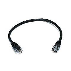 Monoprice Cat5e 24awg Utp Patch Cable_ 1ft Black (2125)