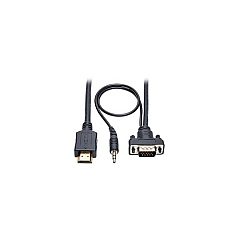 Tripp Lite Hdmi To Vga Converter Active +3.5mm 10ft (P566-010-VGA-A)
