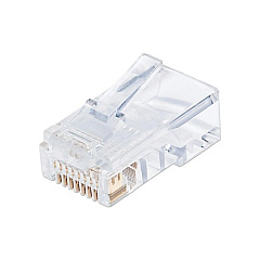 Intellinet 100 Piece , 3-prong Solid Modular Plugs (790512)