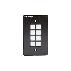 Black Box Wallplate Control Panel - Rs-232, 8-button (AVS-CTRL8) Black Box Wallplate Control Panel - Rs-232, 8-button (AVS-CTRL8)