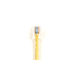 Black Box Cat6 250-mhz Stranded Ethernet Patch Cable - Unshielded (utp), Cm Pvc, No Boot (rj45 M/m), Yellow, 5-ft. (1.5-m) (CAT6PC-B-005-YL)