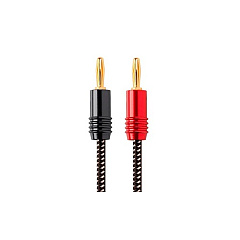 Monoprice Braided Speaker Wire W/banana Plug_ 3ft (15519)