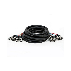 Monoprice Channel-4 Xlr M/xlr F Snake Cable 20f (8767)