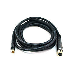 Monoprice Xlr F To Rca M 16awg Cable 10ft (4786)
